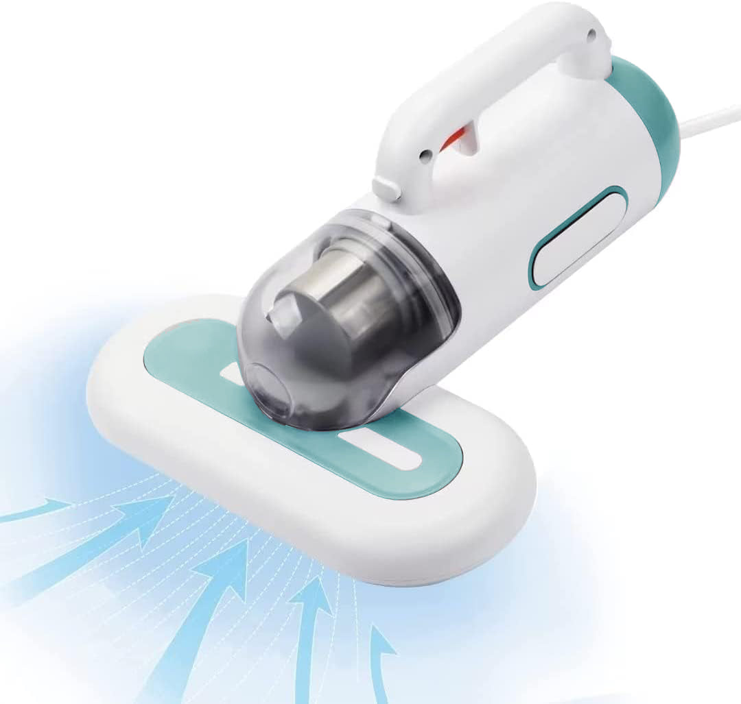 HEVOLER Mattress Vacuum Cleaner, Bed Vacuum Cleaner High Frequency Double Beat Low Noise, Handheld Vacuum for Bed, Mattress, Pillow, Sofa Cleaning